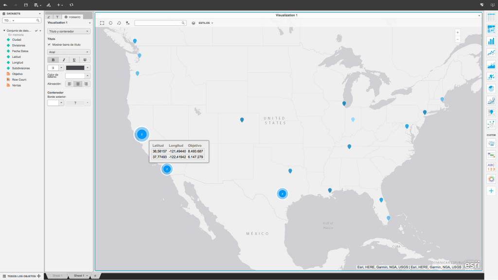 Mapas Microstrategy 10